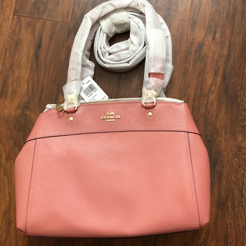 Coach Brooke Carryall leather satchel handbag